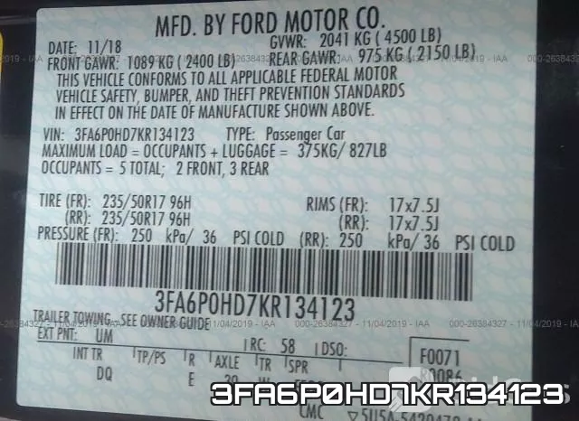 3FA6P0HD7KR134123 фото 10