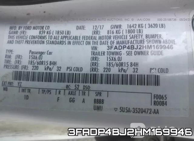 3FADP4BJ2HM169946 фото 10