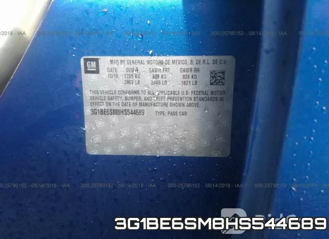 3G1BE6SM8HS544689 фото 10