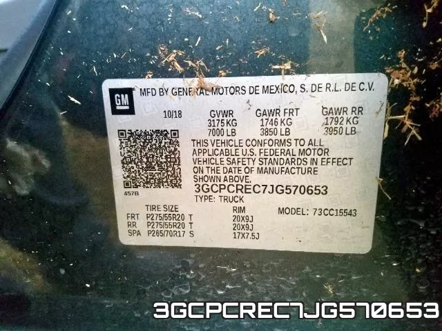 3GCPCREC7JG570653 фото 2
