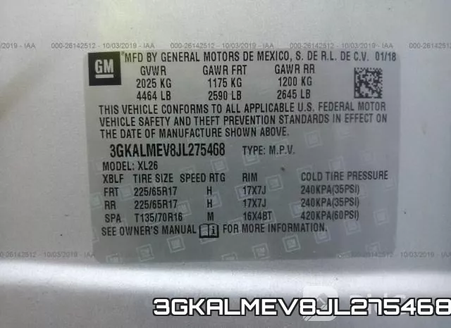 3GKALMEV8JL275468 фото 10