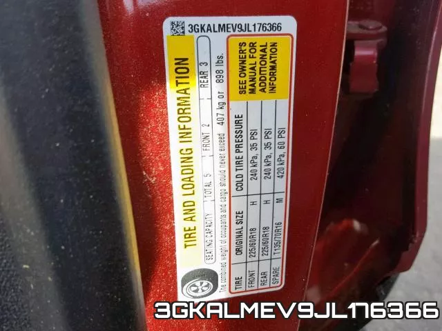 3GKALMEV9JL176366 фото 2