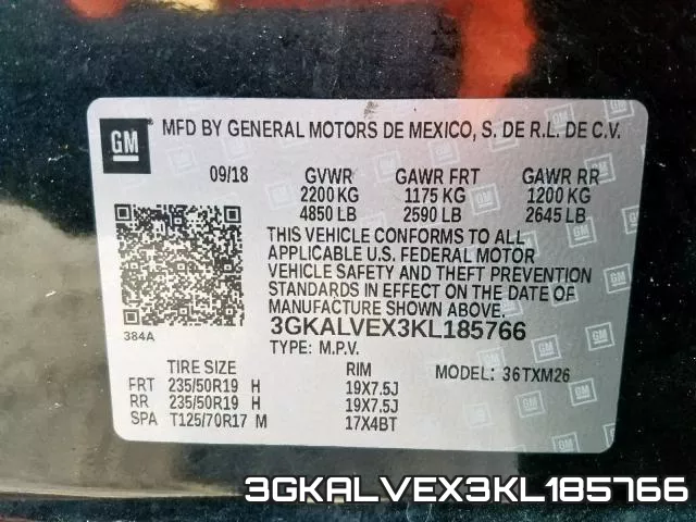3GKALVEX3KL185766 фото 2