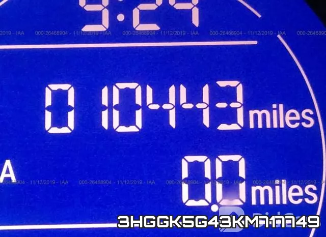 3HGGK5G43KM717749 фото 8