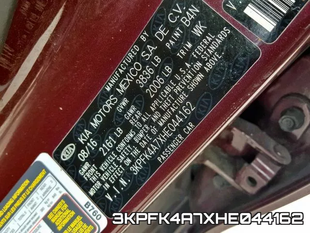 3KPFK4A7XHE044162 фото 2