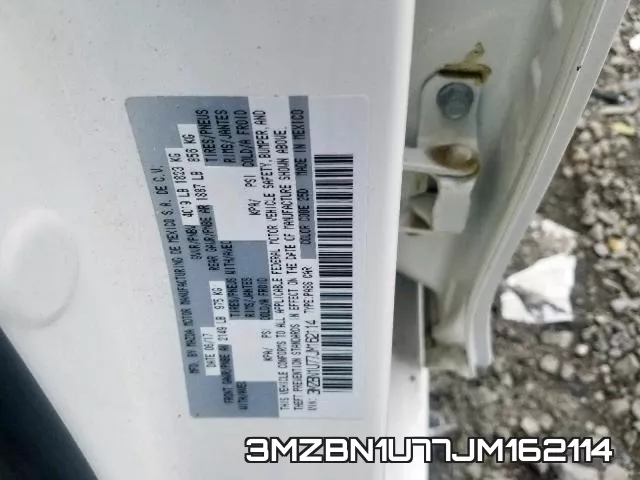 3MZBN1U77JM162114 фото 2