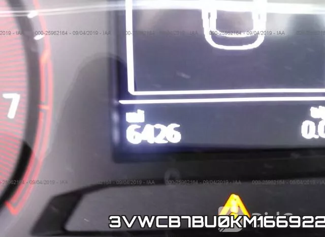 3VWCB7BU0KM166922 фото 8