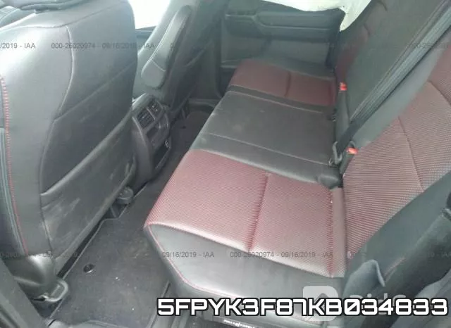 5FPYK3F87KB034833 фото 9