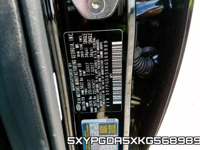 5XYPGDA5XKG568989 фото 2