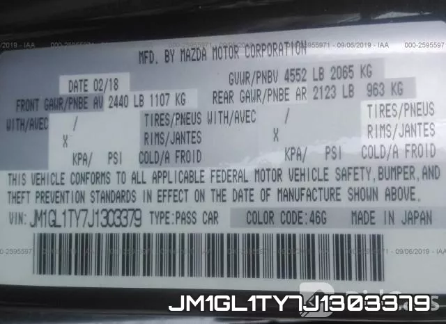 JM1GL1TY7J1303379 фото 10