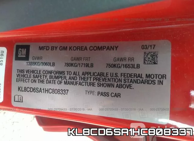 KL8CD6SA1HC808337 фото 10