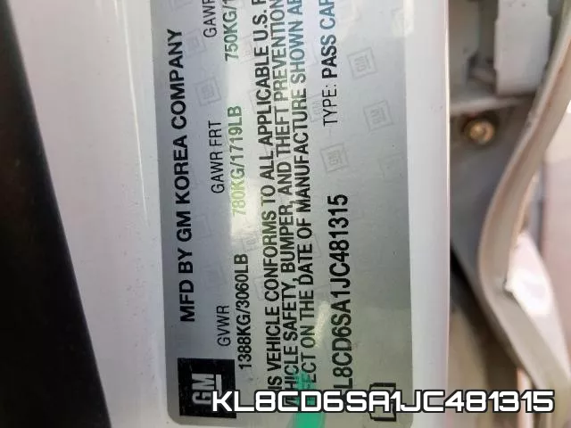 KL8CD6SA1JC481315 фото 2