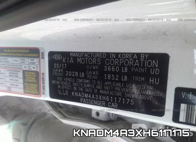 KNADM4A3XH6117175 фото 9