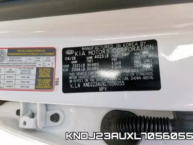 KNDJ23AUXL7056055 фото 2