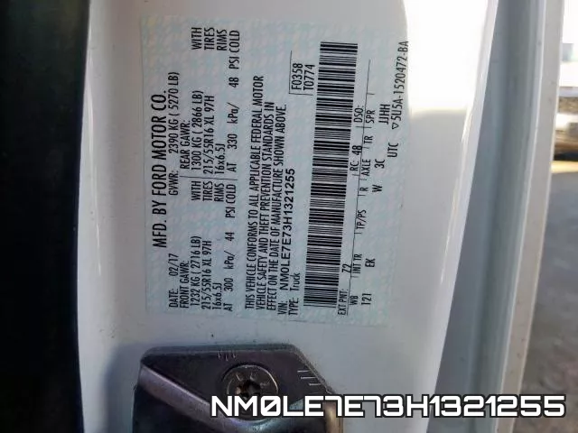 NM0LE7E73H1321255 фото 2