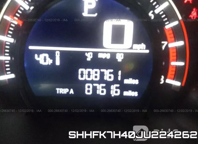 SHHFK7H40JU224262 фото 8
