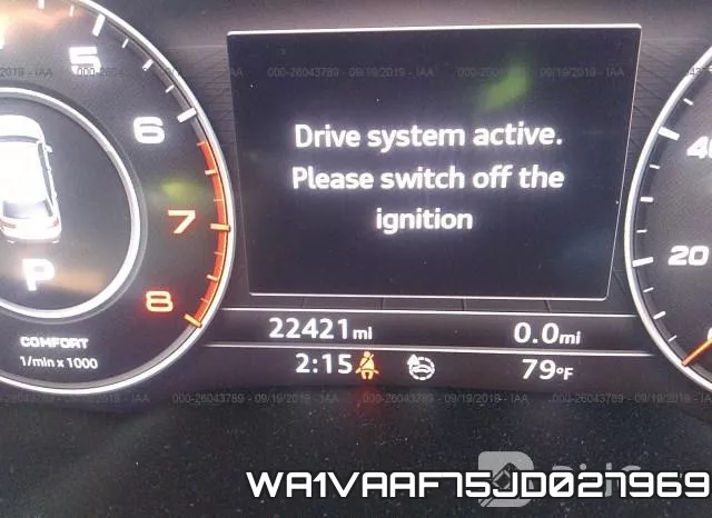 WA1VAAF75JD027969 фото 8