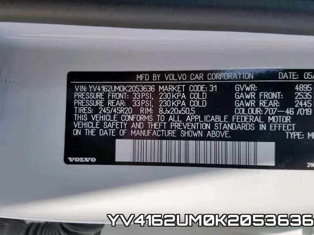 YV4162UM0K2053636 фото 2