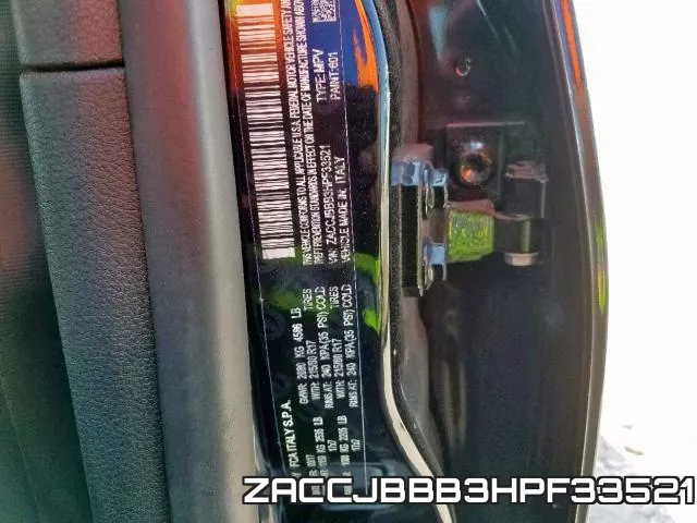 ZACCJBBB3HPF33521 фото 2
