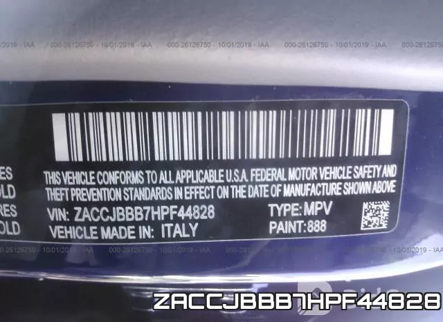 ZACCJBBB7HPF44828 фото 10