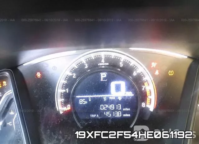 19XFC2F54HE061192 фото 8