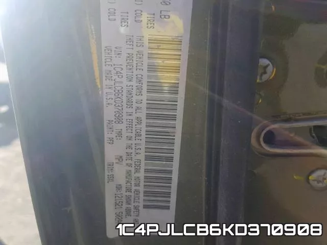 1C4PJLCB6KD370908 фото 2