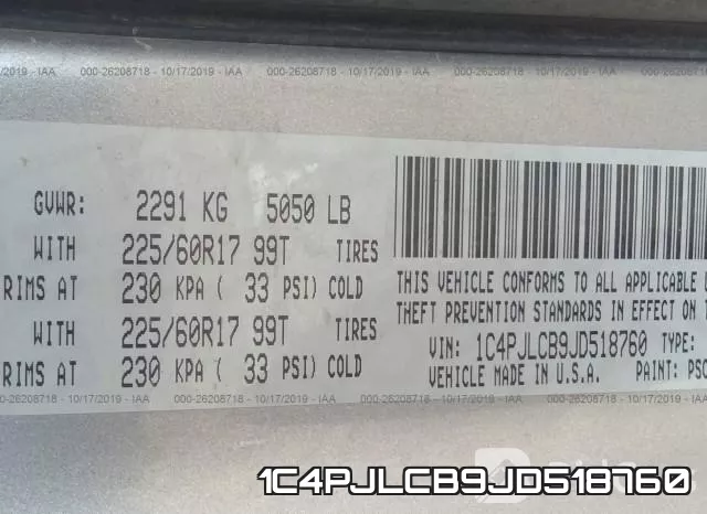 1C4PJLCB9JD518760 фото 10
