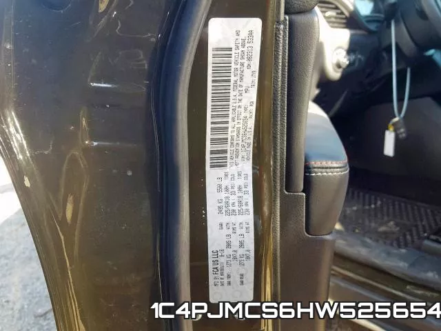 1C4PJMCS6HW525654 фото 2