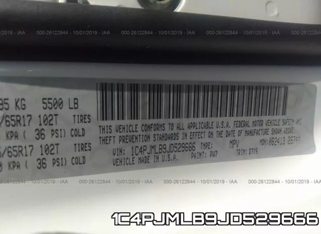 1C4PJMLB9JD529666 фото 10