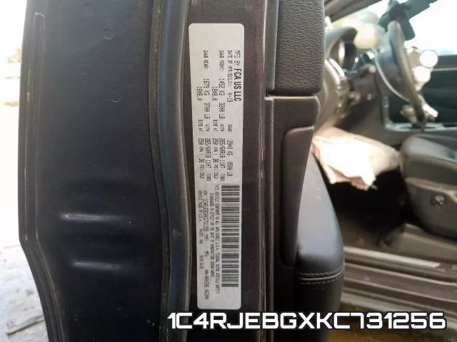 1C4RJEBGXKC731256 фото 2
