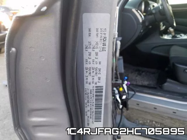 1C4RJFAG2HC705895 фото 2