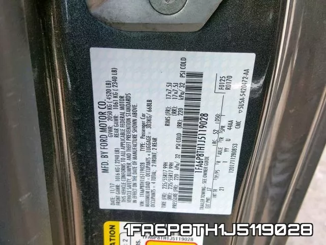 1FA6P8TH1J5119028 фото 2
