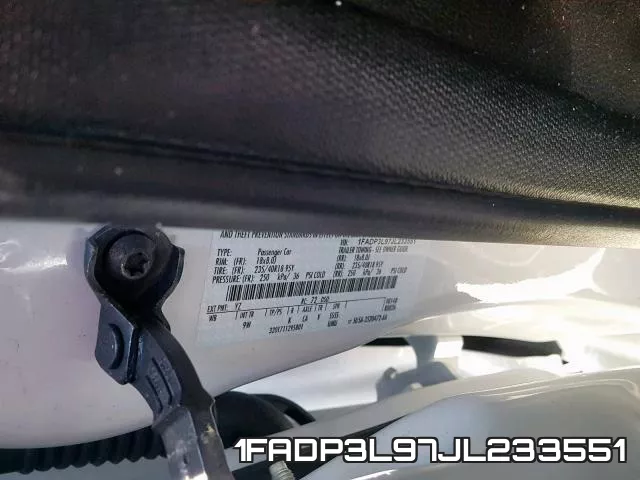 1FADP3L97JL233551 фото 2