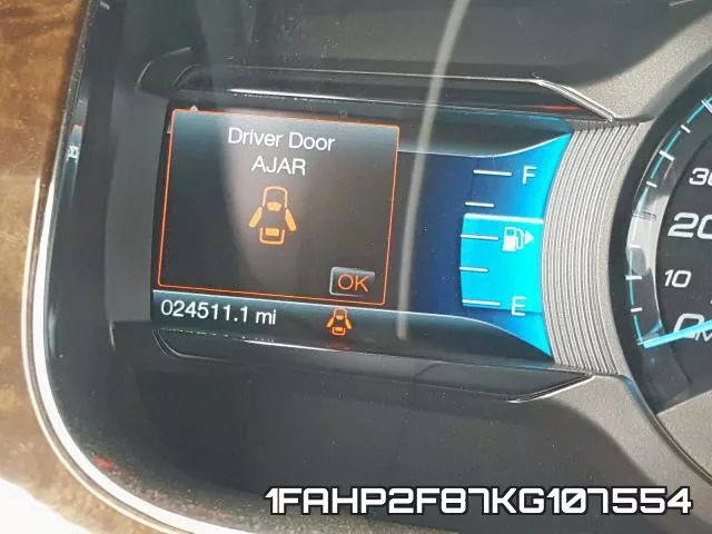 1FAHP2F87KG107554 фото 9
