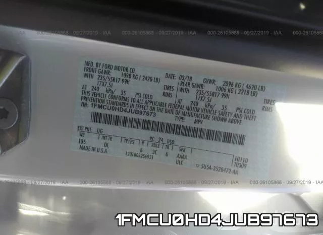 1FMCU0HD4JUB97673 фото 9