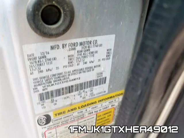 1FMJK1GTXHEA49012 фото 2