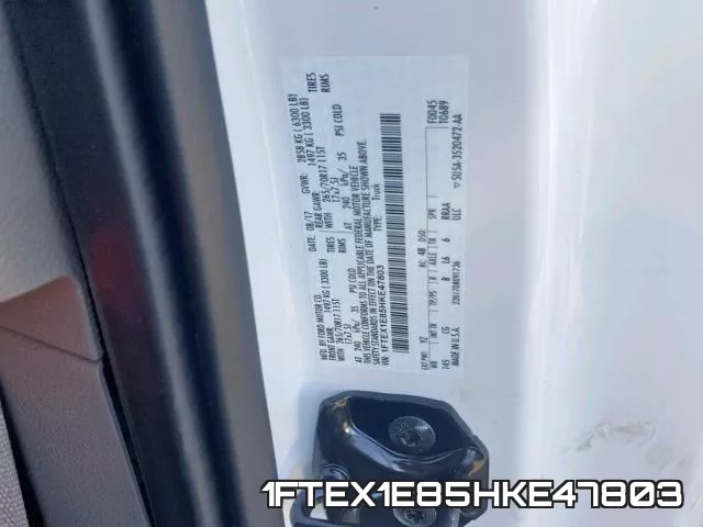 1FTEX1E85HKE47803 фото 2
