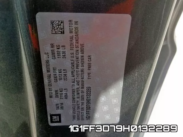 1G1FF3D79H0132289 фото 2