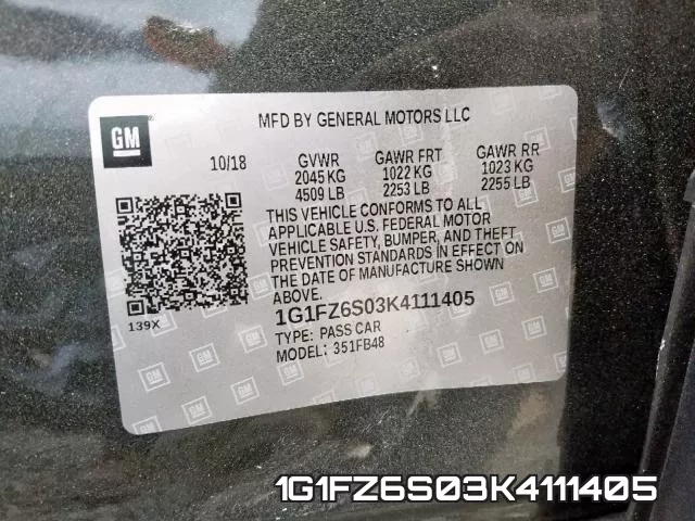 1G1FZ6S03K4111405 фото 2