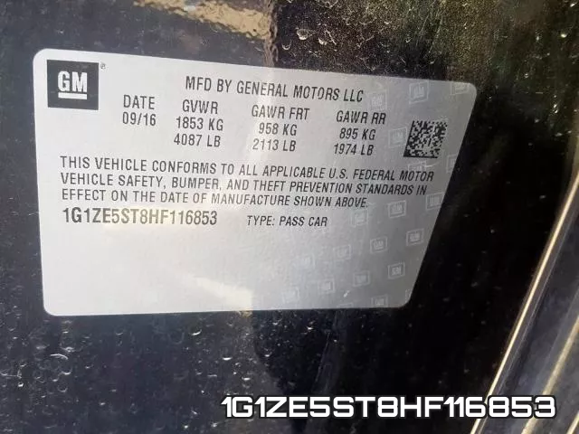 1G1ZE5ST8HF116853 фото 2