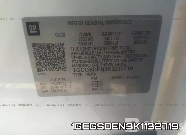 1GCGSDEN3K1132719 фото 10