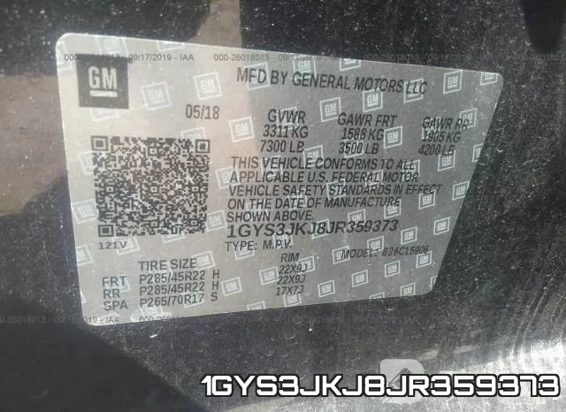 1GYS3JKJ8JR359373 фото 10