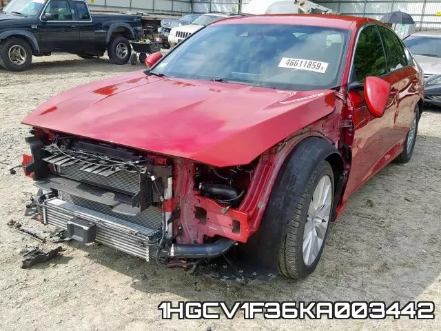 1HGCV1F36KA003442 фото 3