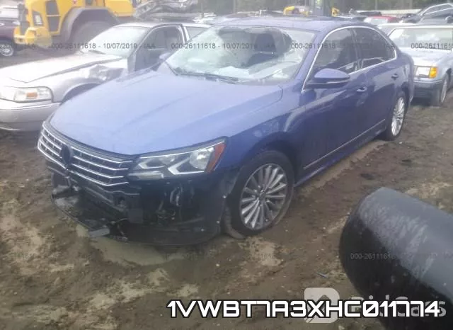 1VWBT7A3XHC011774 фото 3