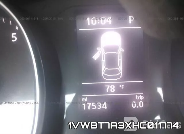 1VWBT7A3XHC011774 фото 8