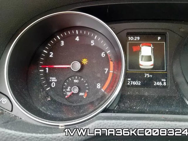 1VWLA7A36KC008324 фото 8