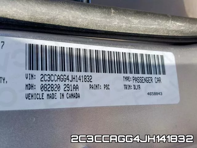 2C3CCAGG4JH141832 фото 2