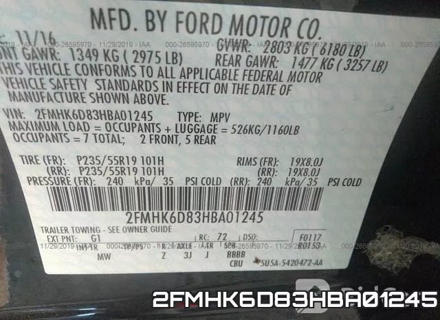 2FMHK6D83HBA01245 фото 10
