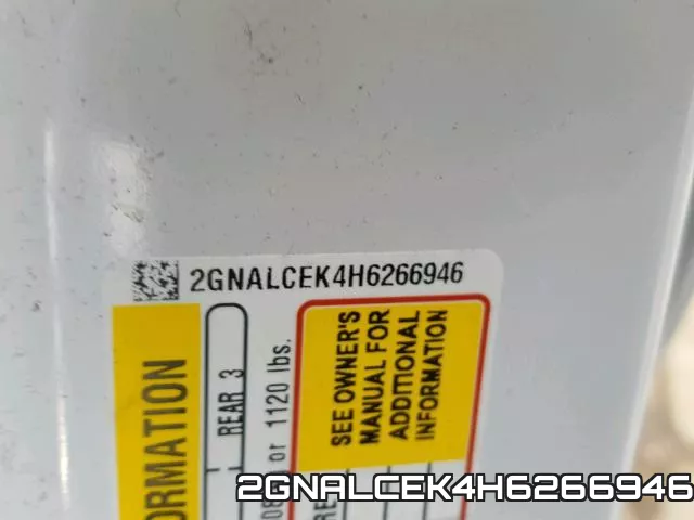 2GNALCEK4H6266946 фото 2