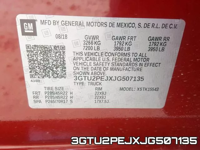 3GTU2PEJXJG507135 фото 2